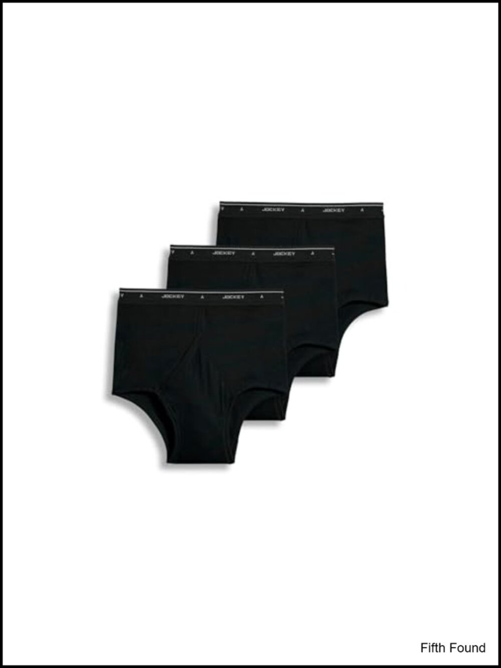 3 Pack Jockey Classic Full Rise 100% Cotton Men's Briefs Underwear Y-Front